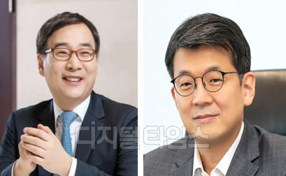이문환 전 행장(왼쪽), 서호성 현 행장 (케이뱅크 제공)